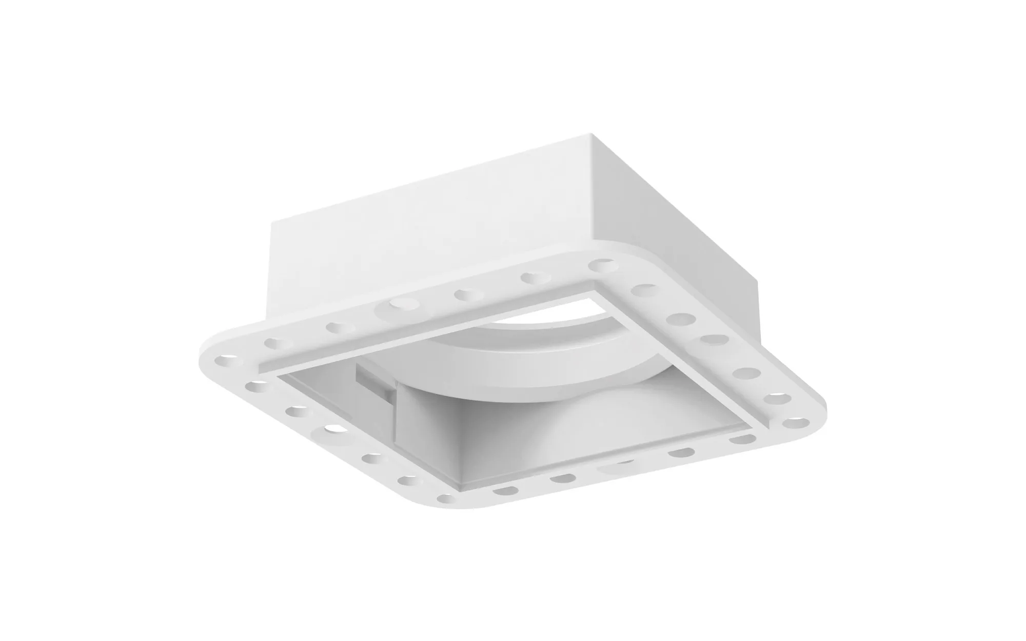 M9704  Sunrise 8W  Trimless Square Recessed Led spotlight,White outer frame, Cut out :55x55, 3yrs Warranty